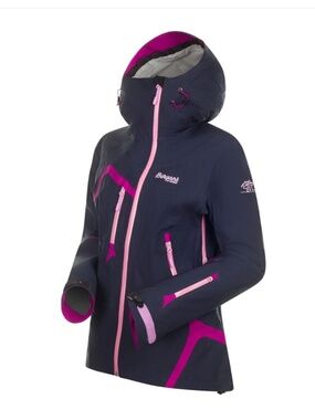 Bergans of Norway Isogaisa Jacket Dermizax NX RECCO Ski Snowboard Small blue